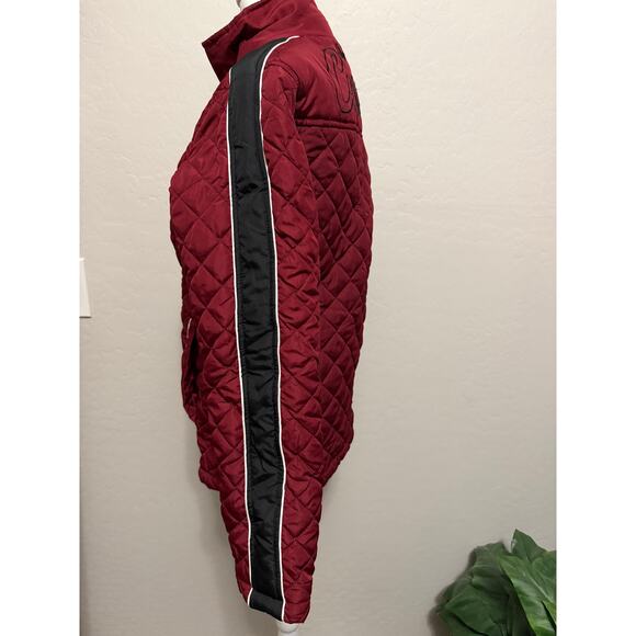 NFL- Arizona Cardinals Red quilted women’s coat- medium - Picture 3 of 5